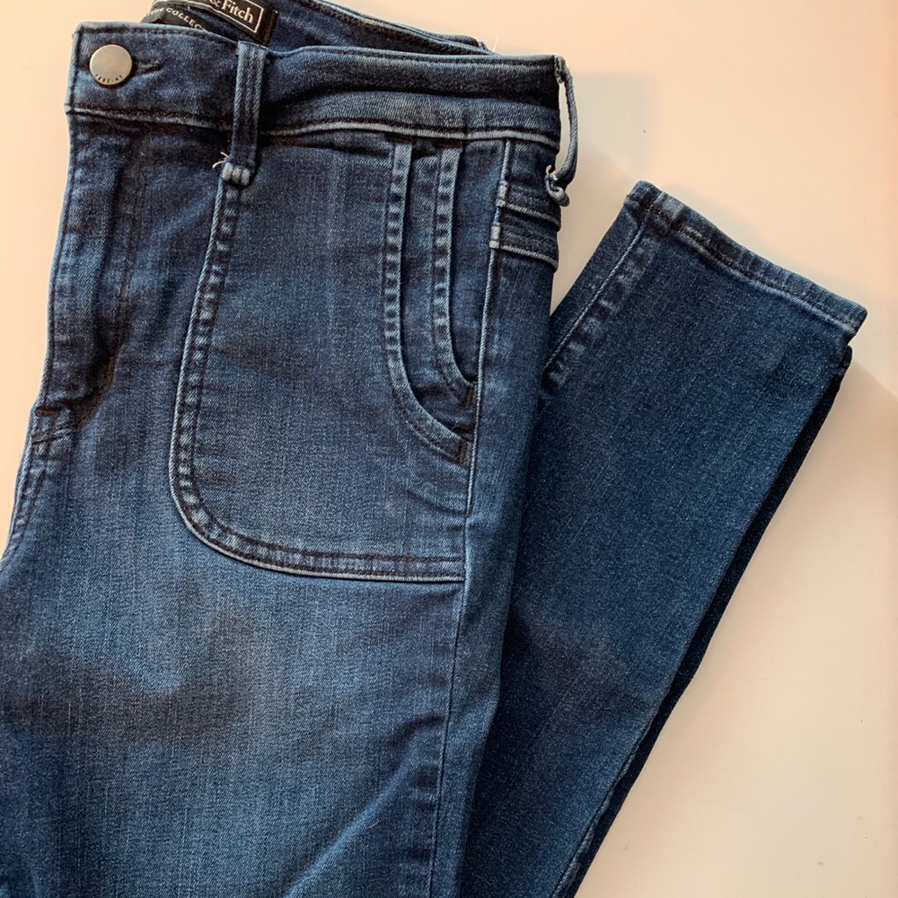 Abercrombie & Fitch High Rise Super Skinny Jeans